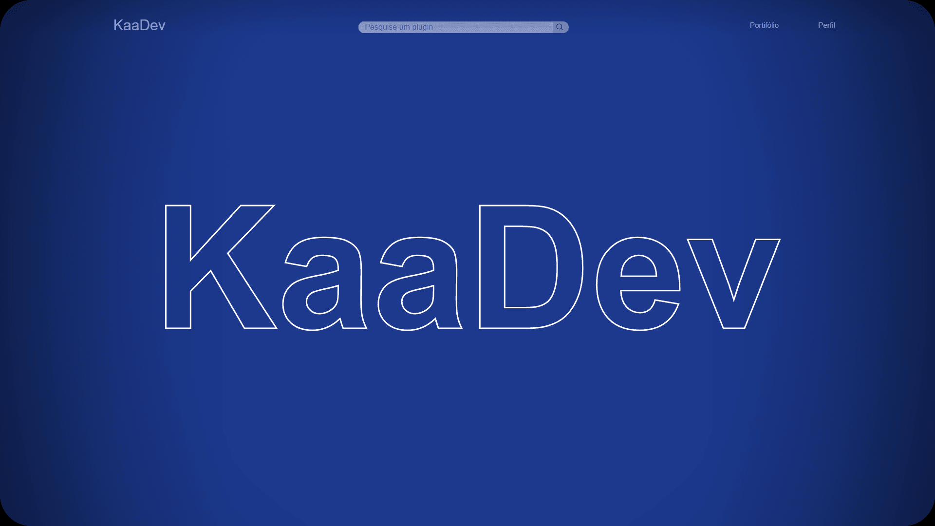 Kaato.dev página inicial